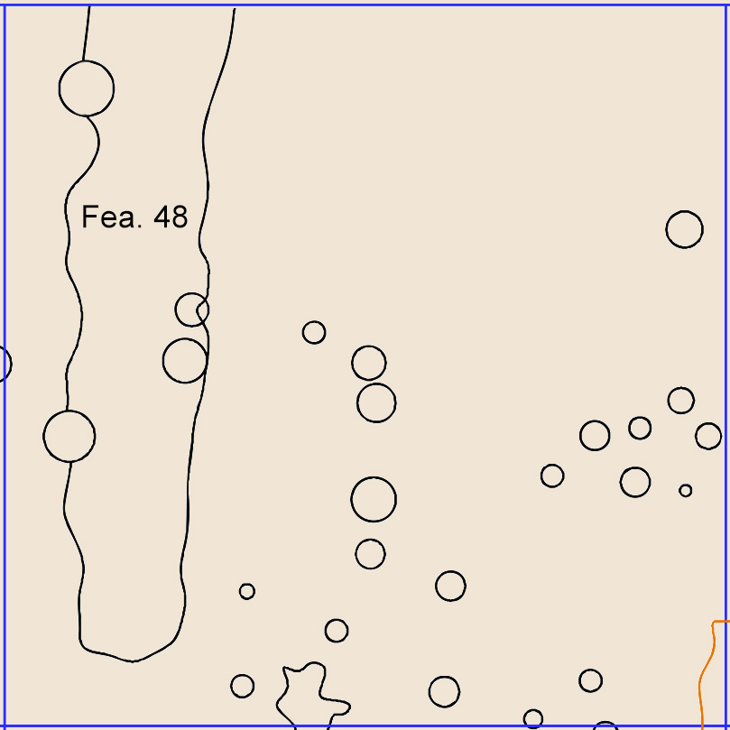 Figure 1014. Sq. 310R20, top of subsoil (view to north).