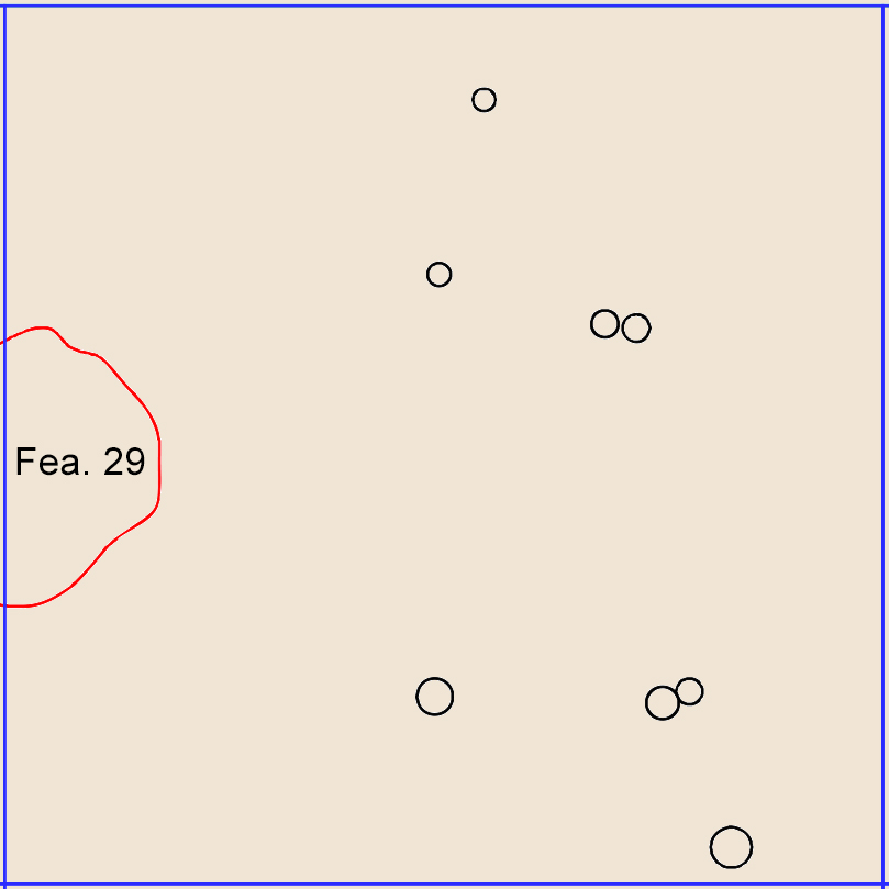 Figure 1030. Sq. 320R50, top of subsoil (view to north).