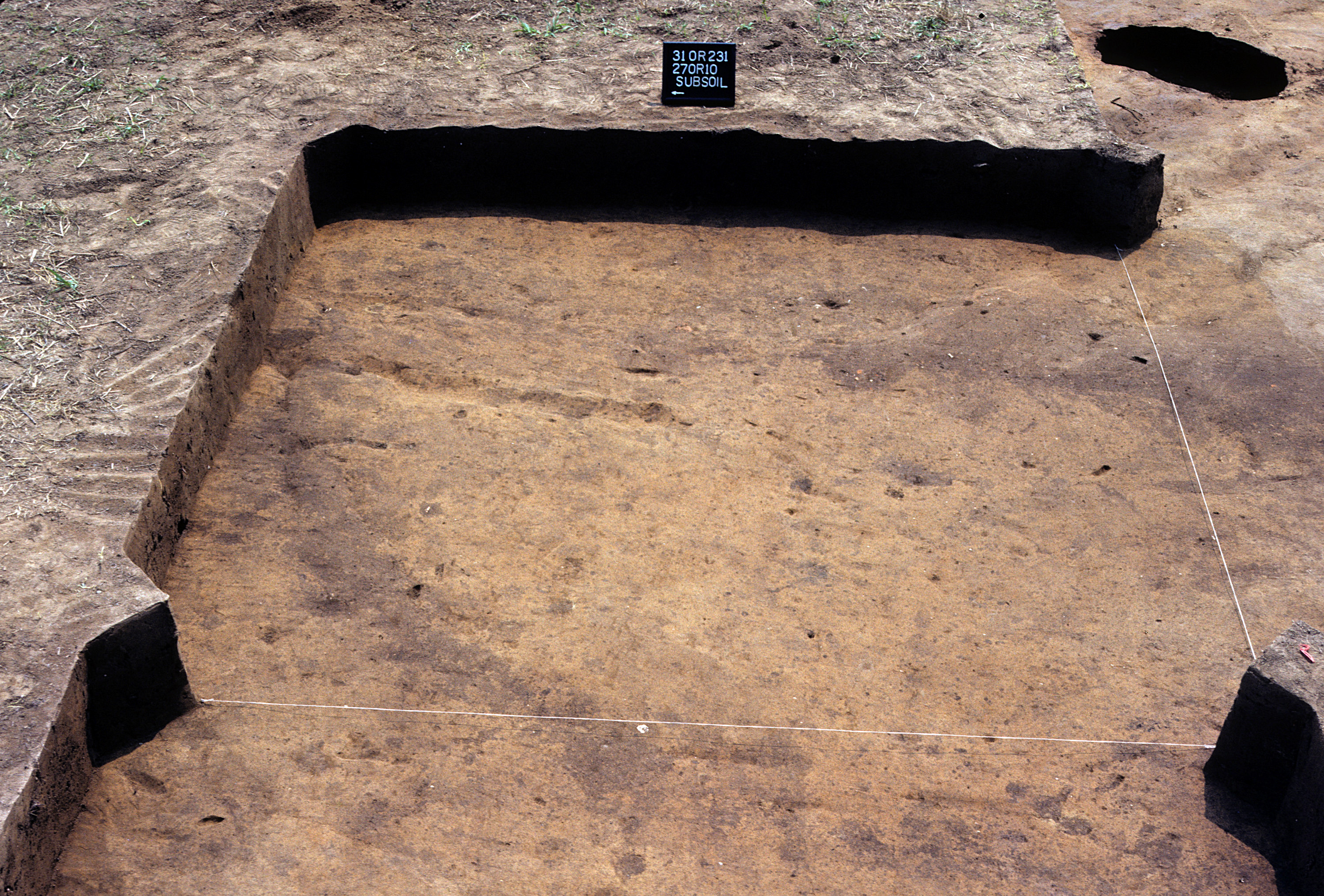 Figure 923. Sq. 270R10 at top of subsoil (view to east).